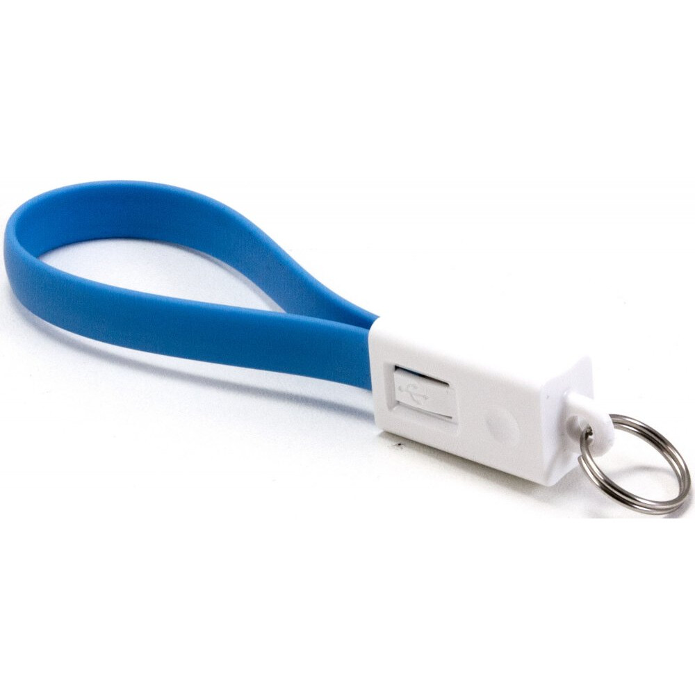 Кабель USB A (M) - microUSB B (M), 0.2м, Gmini mCable GM-MUS200FK Blue - GM-MUS200FKBL