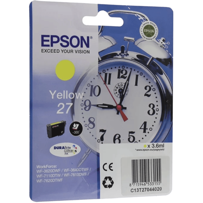 Картридж Epson C13T27044020 Yellow - C13T27044020/C13T27044022