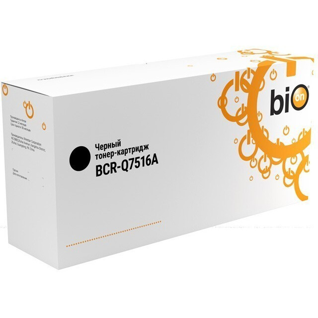 Картридж Bion Q7516A Black - BCR-Q7516A