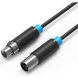 Кабель XLR (M) - XLR (F), 1.5м, Vention BBFBG