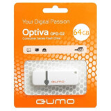 USB Flash накопитель 64Gb QUMO Optiva 02 White (QM64GUD-OP2-white)