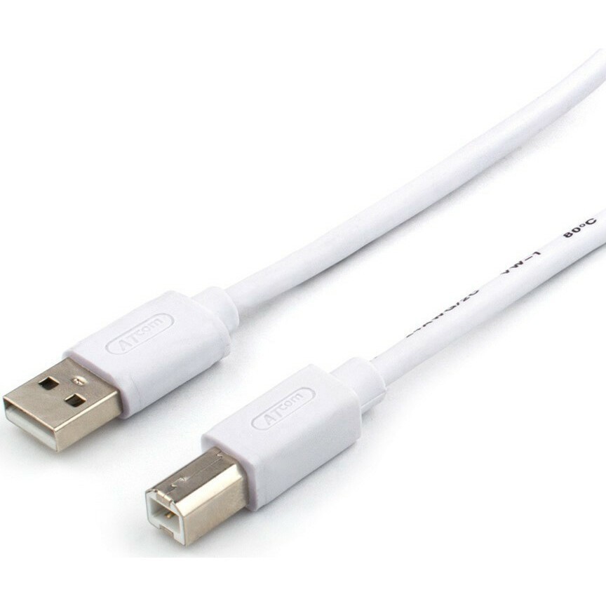 2.0 type b. Кабель ATCOM USB-A - USB-B (at3795) 1.8 м. Кабель USB ATCOM at3795. Кабель ATCOM at8099. Кабель USB 2.0 am-BM 5м.