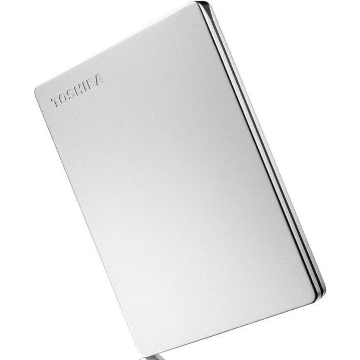 Внешний жёсткий диск 1Tb Toshiba Canvio Slim Silver (HDTD310ES3DA)