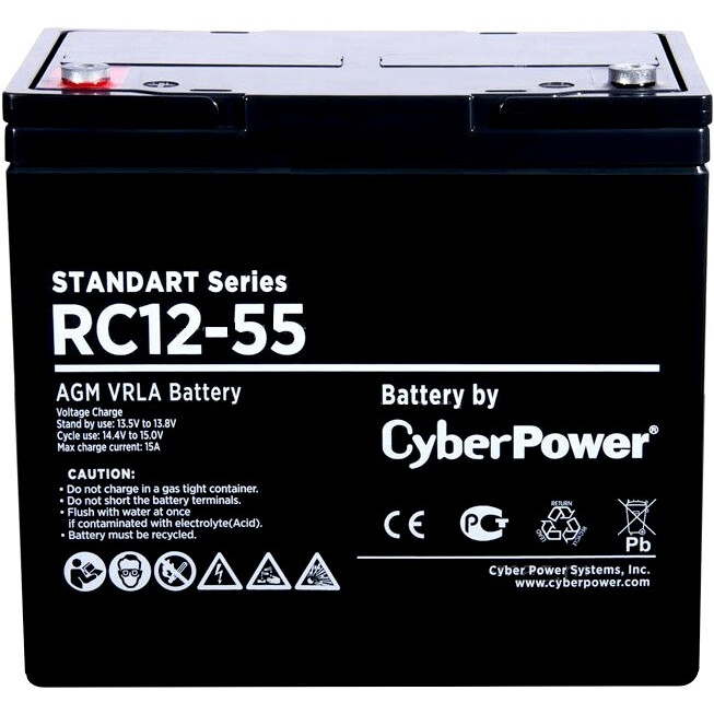 Аккумуляторная батарея CyberPower RC 12-55