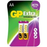 Батарейка GP 15AX Extra Alkaline (AA, 2 шт.)