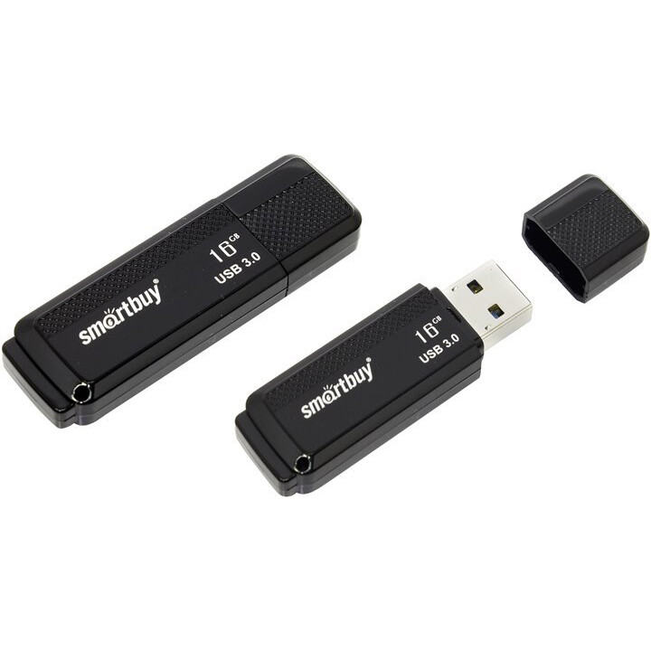 USB Flash накопитель 16Gb SmartBuy Dock Black (SB16GBDK-K3)