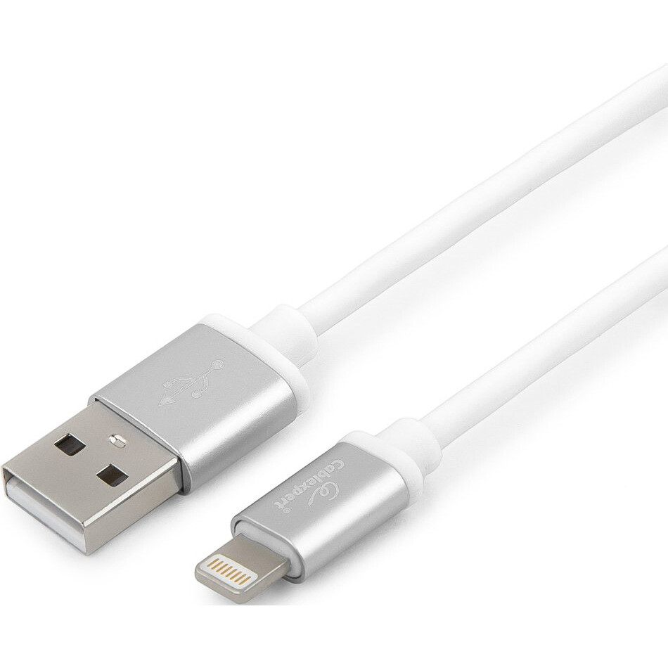 Кабель USB - Lightning, 0.5м, Gembird CC-S-APUSB01W-0.5M