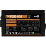 Блок питания 650W AeroCool VX-650 PLUS RGB