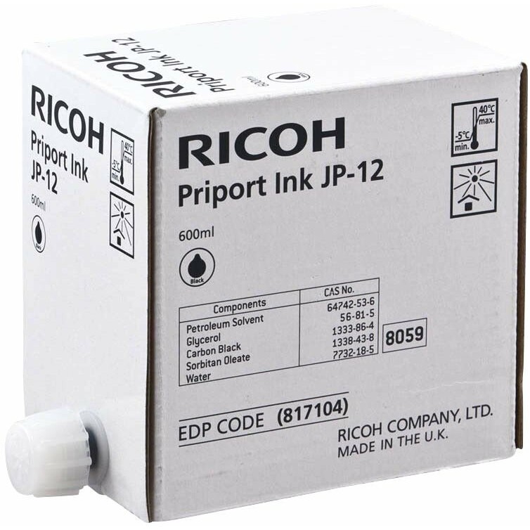 Чернила Ricoh JP-12 Black - 817104