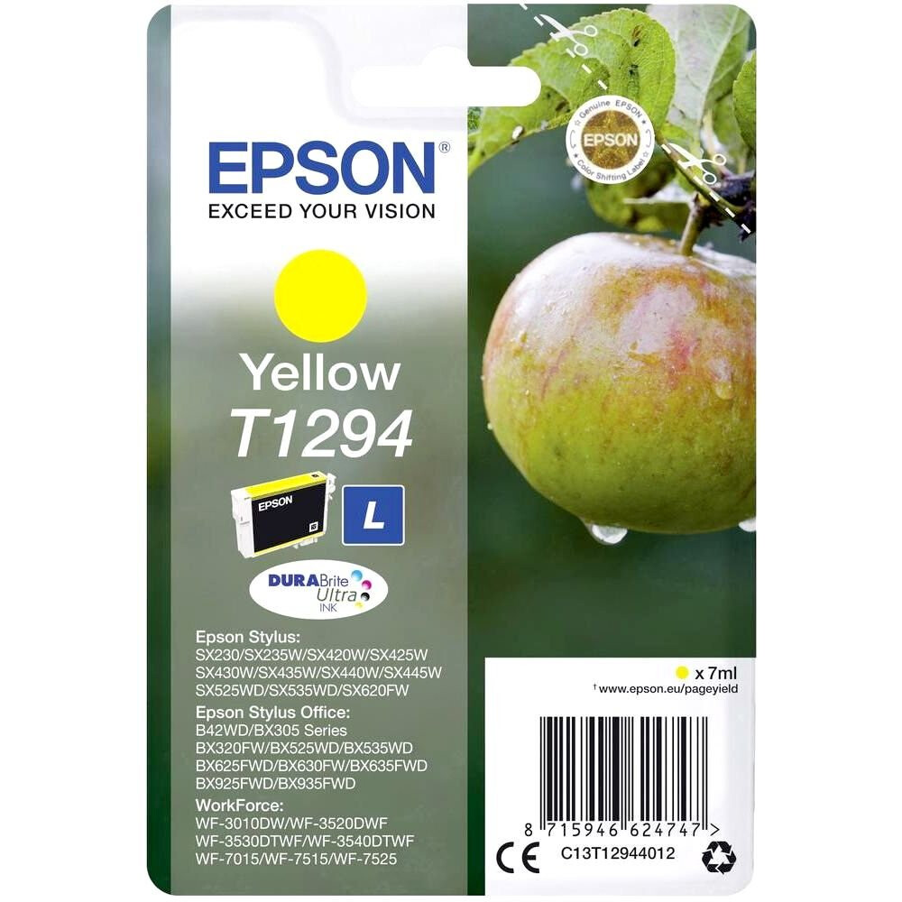 Картридж Epson C13T12944012 Yellow