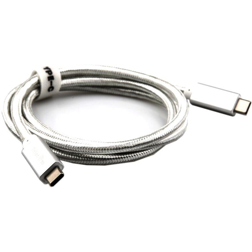 Кабель USB Type-C - USB Type-C, 1м, Telecom TC420S