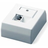 Розетка RJ-45 Hyperline SB-GTS1-8P8C-C6-WH