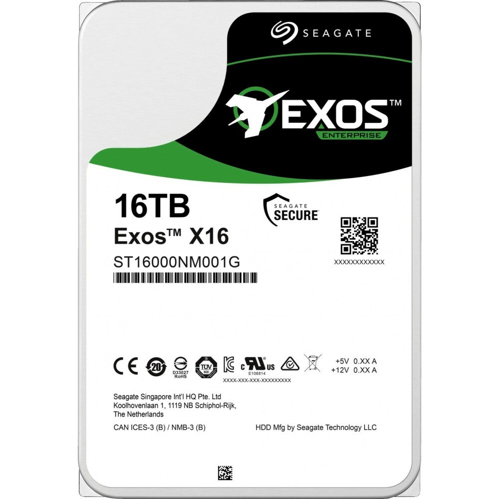 Жёсткий диск 16Tb SATA-III Seagate Exos X16 (ST16000NM001G): купить в  интернет магазине Регард Москва: цена, характеристики, описание, отзывы