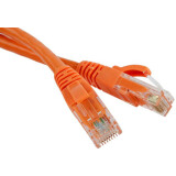 Патч-корд Hyperline PC-LPM-UTP-RJ45-RJ45-C5e-0.15M-LSZH-OR, 0.15м