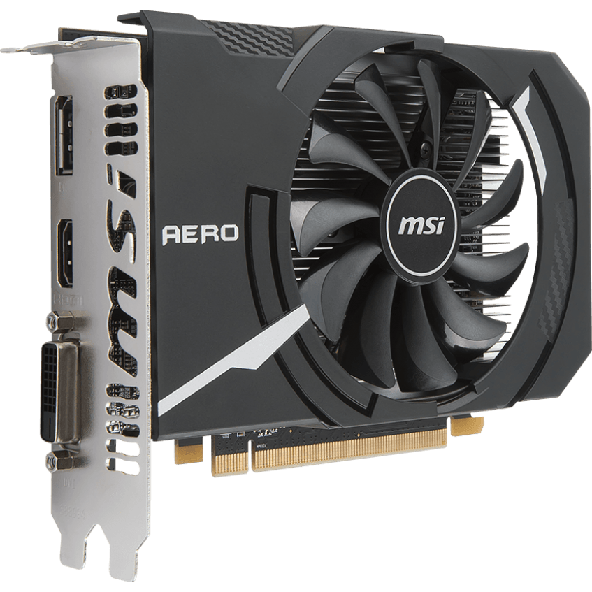 Видеокарта AMD Radeon RX 550 MSI 4Gb (RX 550 AERO ITX 4G OC)