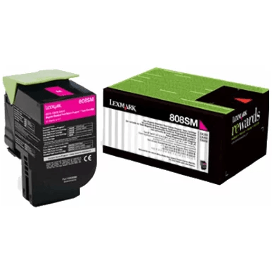 Картридж Lexmark 80C8SME Magenta