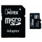 Карта памяти 32Gb MicroSD Mirex + SD адаптер  (13613-AD10SD32)