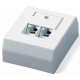 Розетка RJ-45 Hyperline SB-GTS2-8P8C-C6-WH