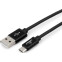 Кабель USB A (M) - microUSB B (M), 1м, Gembird CC-S-mUSB01Bk-1M