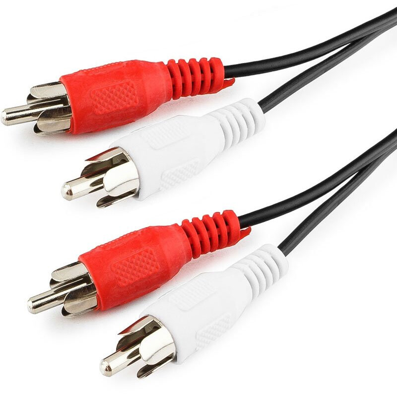 Кабель 2x RCA (M) - 2x RCA (M), 7.5м, Gembird CCA-2R2R-7.5M