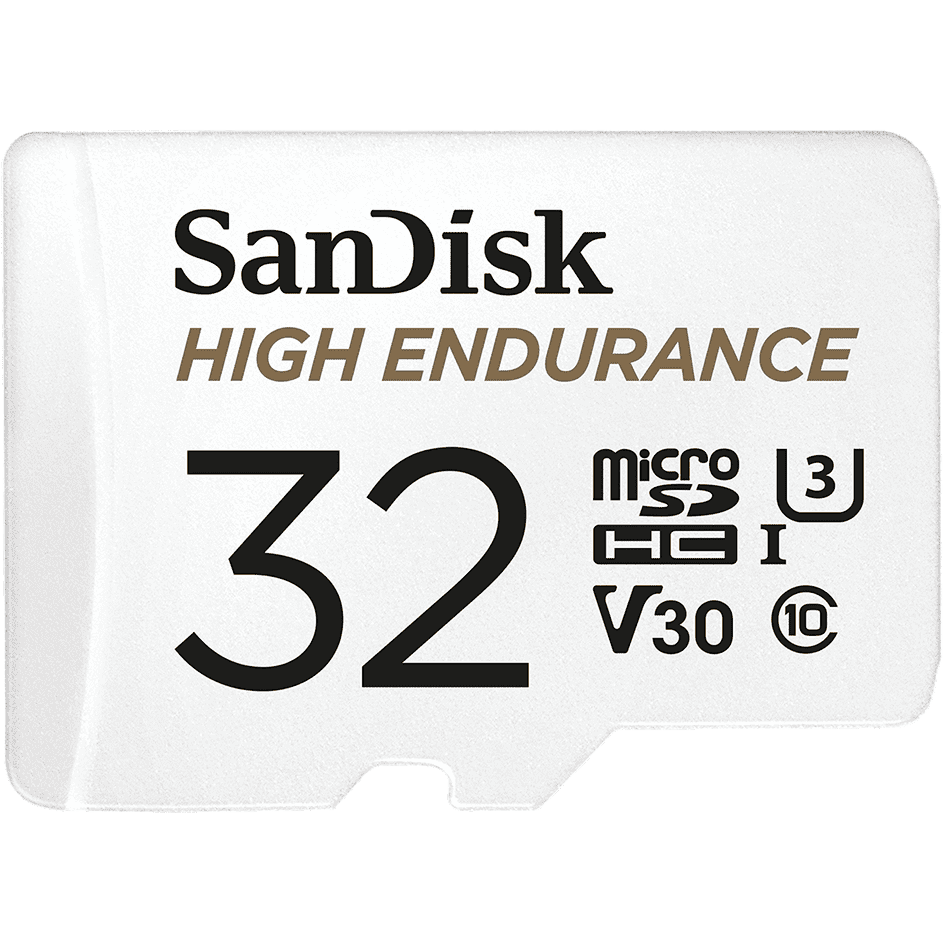 Карта памяти 32Gb MicroSD SanDisk High Endurance + SD адаптер (SDSQQNR-032G-GN6I) - SDSQQNR-032G-GN6IA