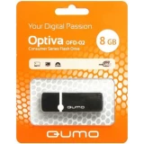 USB Flash накопитель 8Gb QUMO Optiva 02 Black (QM8GUD-OP2-black)