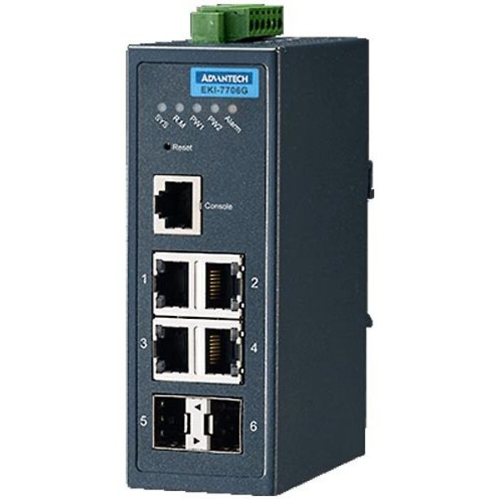 Коммутатор (свитч) Advantech EKI-7706G-2F-AE