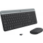 Клавиатура + мышь Logitech MK470 Slim Wireless Combo Graphite (920-009206/009180) - фото 3