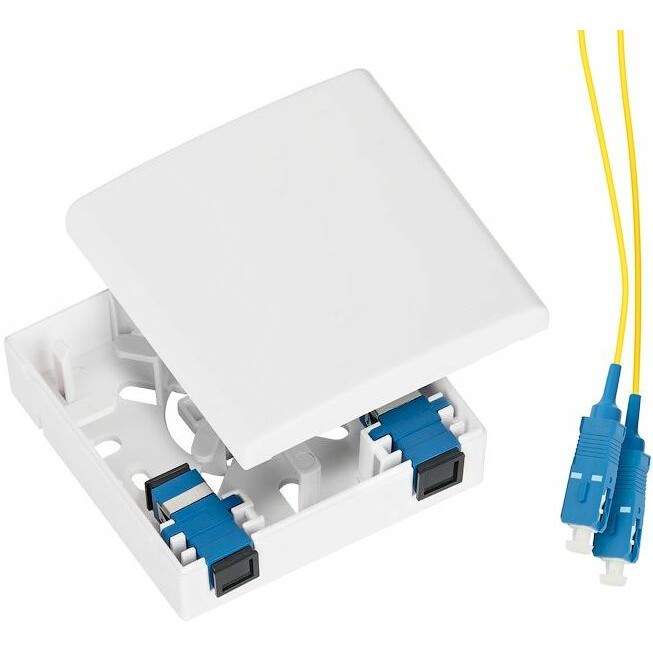 Розетка LC NIKOMAX NMF-WO02LCUS2-CS-WT