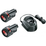 Зарядное устройство + АКБ Bosch PBA 12В (1600A01L3E)