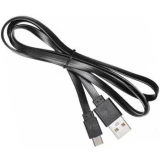 Кабель USB A (M) - microUSB B (M), 1м, Buro (BHP MICROUSB 1M FLAT) Black