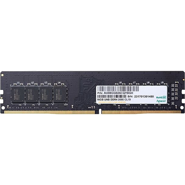 Оперативная память 8Gb DDR4 2666MHz Apacer (AU08GGB26CQYBGH) OEM - EL.08G2V.GNH