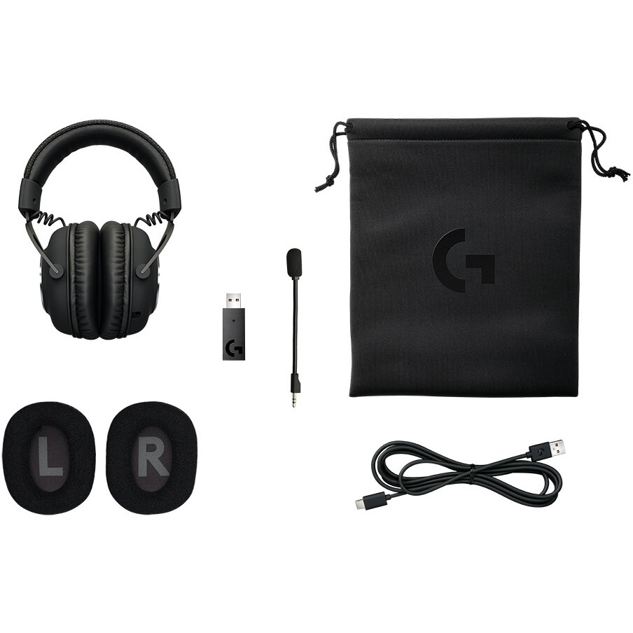 Гарнитура Logitech G PRO X Wireless Gaming Headset (981-000907): купить в  интернет магазине Регард Москва: цена, характеристики, описание, отзывы