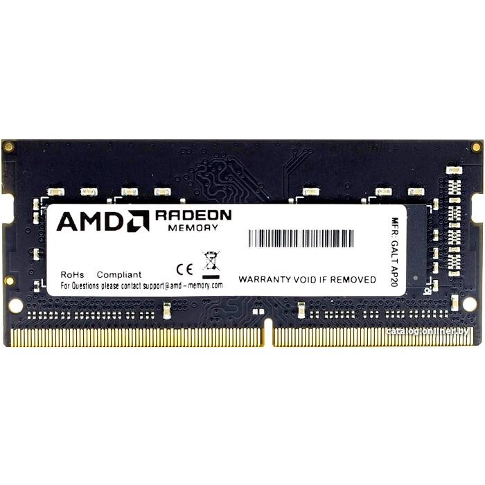 Оперативная память 8Gb DDR4 3200MHz AMD SO-DIMM (R948G3206S2S-UO) OEM