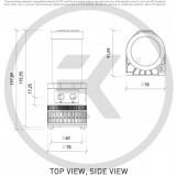 Резервуар с помпой для СЖО EKWB EK-Quantum Kinetic TBE 200 D5 PWM D-RGB Plexi (3831109818398)