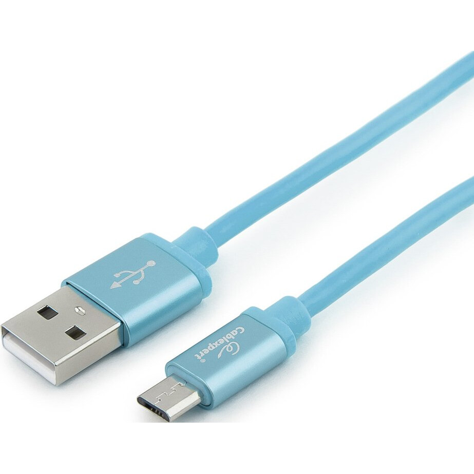 Кабель USB A (M) - microUSB B (M), 1м, Gembird CC-S-mUSB01Bl-1M