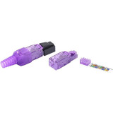 Коннектор RJ-45 Hyperline PLUD-8P8C-S-C6-VL