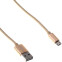 Кабель USB A (M) - microUSB B (M), 1м, Buro BHP RET MICUSB-BR Gold - фото 3