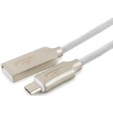 Кабель USB A (F) - microUSB B (M), 1м, Gembird CC-P-mUSB02W-1M