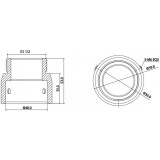 Монтажный адаптер Dahua DH-PFA110