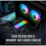 Система жидкостного охлаждения Thermaltake Floe RC240 CPU & Memory AIO Liquid Cooler (CL-W271-PL12SW-A)