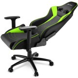 Игровое кресло Sharkoon Elbrus 3 Black/Green (ELBRUS-3-BK/GN)