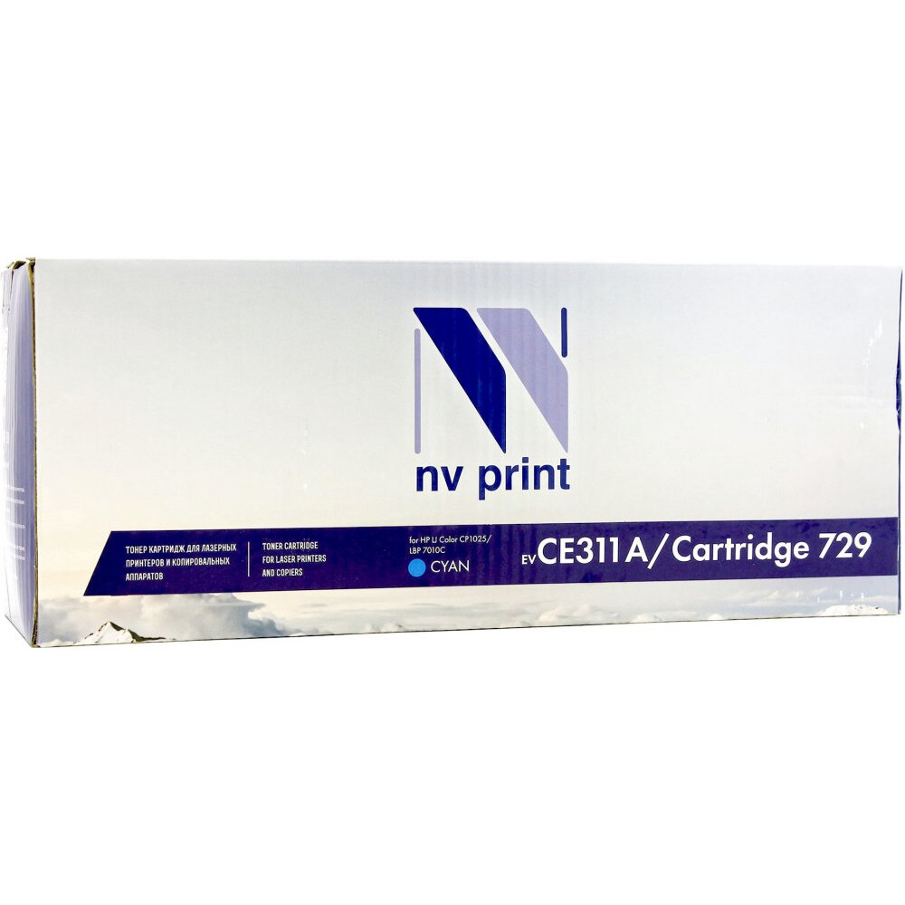 Картридж NV Print CE311A/729 Cyan - CE311A/729C