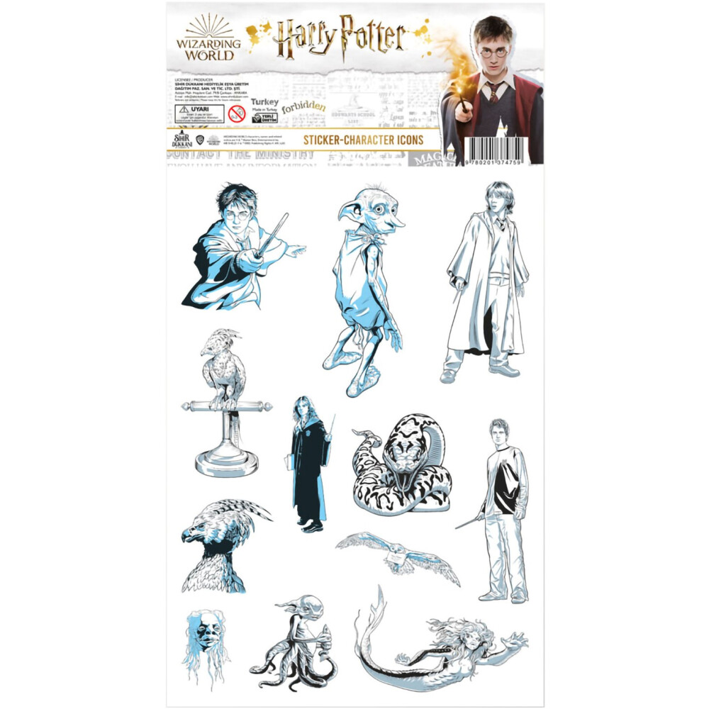 Стикеры Sihir Dukkani Harry Potter Character Icons (ST009)