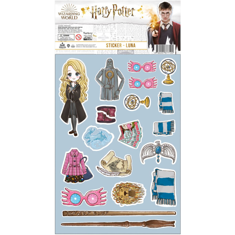 Стикеры Sihir Dukkani Harry Potter Luna Lovegood (ST013)