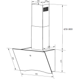 Вытяжка Weissgauff Assy 60 TC BL (420859)