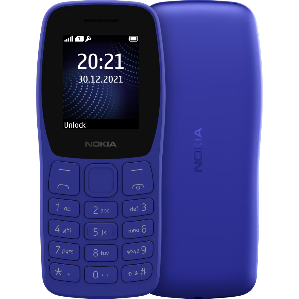 Телефон Nokia 105 Dual Sim (2022) Blue: купить в интернет магазине Регард  Москва: цена, характеристики, описание, отзывы