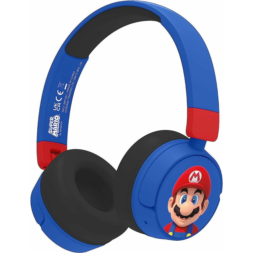 Гарнитура OTL Technologies Mario Kids Wireless Blue - SM1001