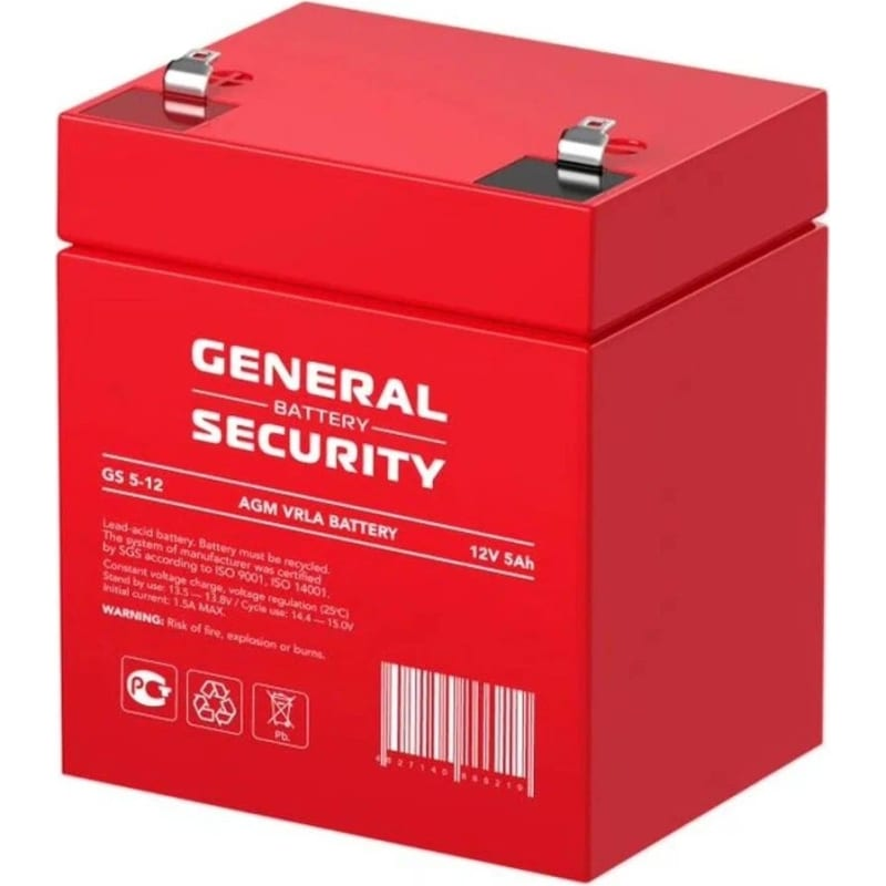 Аккумуляторная батарея General Security GS5-12 F2