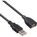 Кабель удлинительный USB A (M) - USB A (F), 1.8м, ExeGate EX-CCF-USB2-AMAF-1.8F (EX294761RUS)